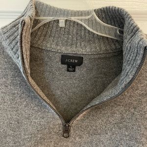 J. Crew Quarter Zip Merino Pullover Sweater Men's Large